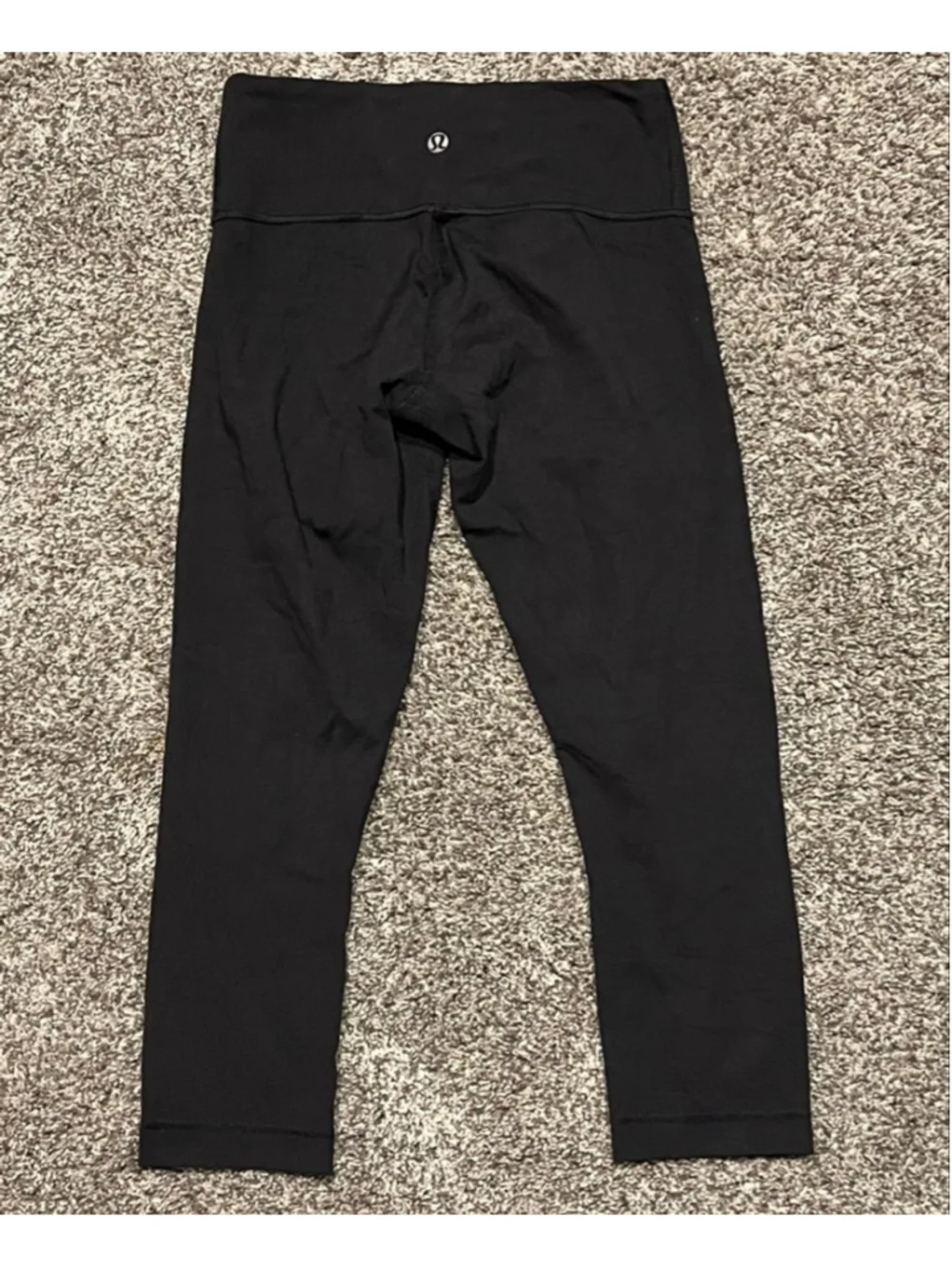 Lululemon Women’s Cropped Leggings, Black, Size 2, 21” Inseam